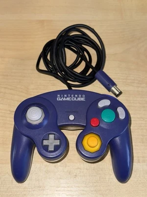 Official Nintendo Gamecube Controller Purple/Indigo/Clear Tested & Working - Image 1 of 3