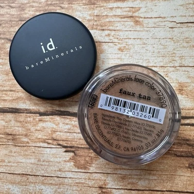 I.d. BareMinerals Loose Face Color Powder FAUX TAN 37890 .03oz Bare Escentuals - Image 1 of 4