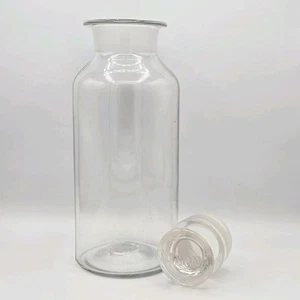 Antique Original Pomona Drug Store Apothecary Clear Glass Jar With Lid Pontil - Picture 1 of 10