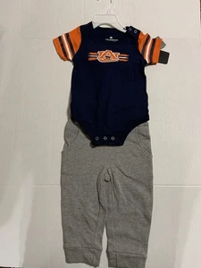 Auburn Tigers NCAA Baby Einteiler Jersey blau Creeper Hose Größe 6-12 Monate - Bild 1 von 5