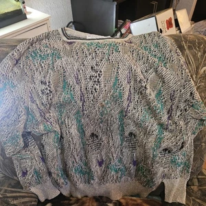Vintage St Croix Strick Herren mehrfarbig leichter Pullover Sweater Gr. L - Bild 1 von 4