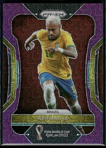 Panini Prizm Copa Mundial de la FIFA Qatar 2022 #32 Neymar Jr mojo púrpura #/49 - Imagen 1 de 2