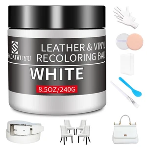 Leather Recoloring Balm 8.5oz - Color Restore Kit for Furniture & Car Interior - Picture 1 of 7