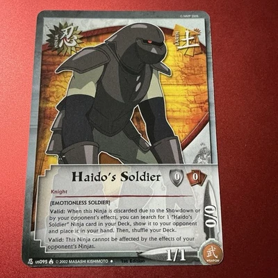 Naruto CCG US095 1st Edition, Haido’s Soldier, English, Common, LP - Image 1 of 2