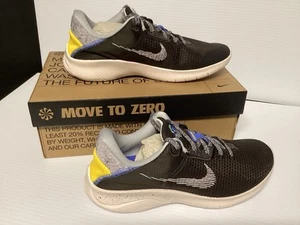 Size 8 - Nike Flex Experience Run 11 Next Nature Black White and Yellow Women’s - Picture 1 of 8