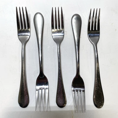Oneida ICARUS ужин вилки глянцевая нержавеющая сталь набор из 5 - Изображение 1 из 4