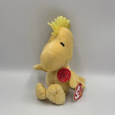 TY Beanie Babies Peanuts Woodstock 7" Plush Bean Bag w/Tag NO SOUND - Image 1 of 4