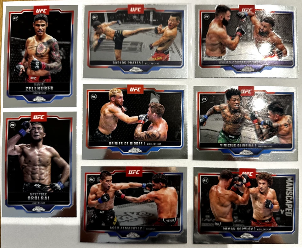 2025 TOPPS CHROME UFC LOT OF 50 BASE ALL ROOCKIES CARDS  - Image 1 of 1