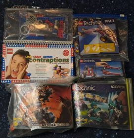 lego technic sets - 8516 - 8233/8239 - 2129 - 2854-2 - & lego crazy set