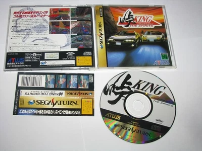 Touge King the Spirits 1 Sega Saturn Japan import +obi US Seller - Image 1 of 4