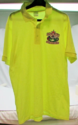 Pawtucket Red Sox, McCoy Stadium Day Glo Yellow Cotton Shirt, Size XL, New Cover