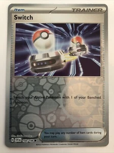 Juego de cartas coleccionables Pokémon escarlata y violeta interruptor holofoil inverso 194/198 casi nuevo - Imagen 1 de 2