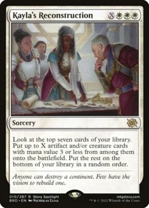 KAYLA'S RECONSTRUCTION X 1 N/M THE BOTHERS' WAR MAGIC THE GATHERING - Picture 1 of 1