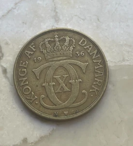 1936 Denmark 2 Kroner - Picture 1 of 2