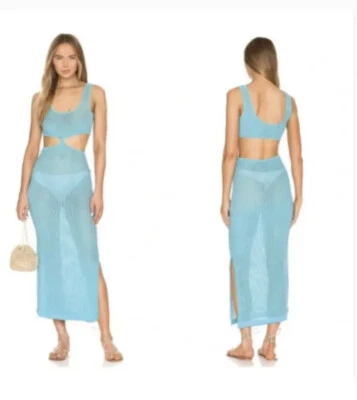 Vestido midi Bailey liso y a rayas para mujer talla XS NUEVO CON ETIQUETAS Foto 1 de 3