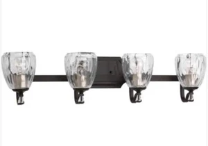 Progress Lighting P300119-020 Anjoux 4Light Antique Bronze Bathroom Vanity Light - Picture 1 of 12