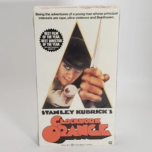 A Clockwork Orange VHS 1991 New Sealed Malcolm McDowall 1971 Movie - Picture 1 of 2