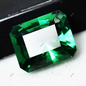 Natural Garnet Genuine Emerald Cut Green 8.15 Ct CERTIFIED Loose Gemstone - Picture 1 of 13