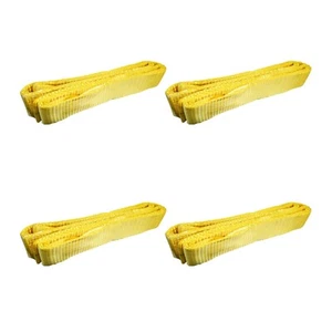 Confezione da 4"" x 9 piedi cinghia di sollevamento rete imbracatura industriale 3100 libbre - Foto 1 di 7