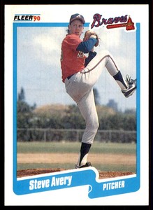 1990 Fleer Update Steve Avery Atlanta Braves #U-1