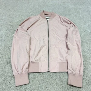 Garage Jacket Women’s Pink Long Sleeve Full Zip Lightweight Size Small - Picture 1 of 11