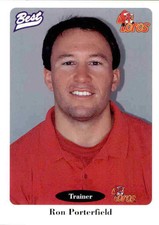 1996 Tucson Toros Best 29 Ron Porterfield New Mexico State Trainer Baseball Card