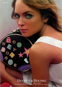 2004 • DOONEY & BOURKE bag Lindsay Lohan print ad • Y2K Fashion ADV-89 - Picture 1 of 2