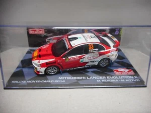 MITSUBISHI LANCER EVO X 2014 RALLY MONTE CARLO RENDINA 1:43 EAGLEMOSS IXO - Imagen 1 de 4