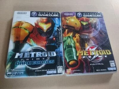Nintendo GameCube Metroid Prime1, 2 Dark Echoes Set Used Japan Import Boxed  - Image 1 of 4