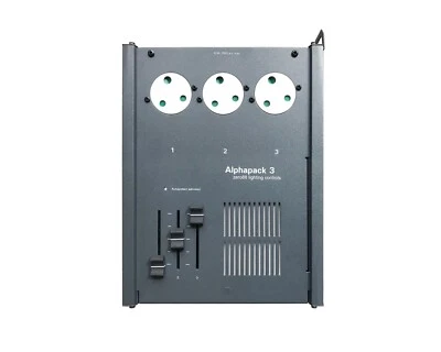 Zero 88 Alphapack 3 Dimmer With 3x15Amp UK Socket Outlet Stage Theatre Studio - Image 1 of 2
