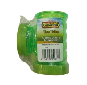 Kaytee Crittertrail Fun-nel Tee Tube for Small Pets NWT Green - Picture 1 of 3