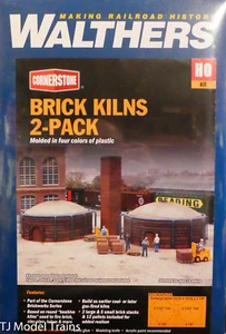 Walthers HO #933-4100 Brick Kilns 2-Pack (Plastic Kit)  - Picture 1 of 1