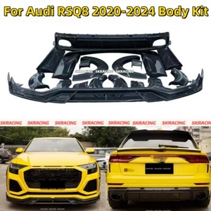 Dry Carbon Body Kits Side Skirt Front Rear Bumper Fender For Fit Audi RSQ8 20-24 - Picture 1 of 20