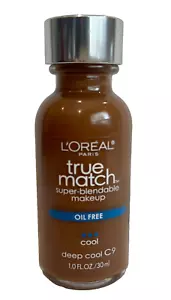 Maquillaje líquido L'oreal True Match súper mezclable sin aceite C9 DEEP COOL 🌻NUEVO🌻 - Imagen 1 de 4