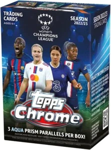Topps Chrome UEFA Women's Champions League 2022-23 -Aqua Prism- Pick your card! - Picture 1 of 45