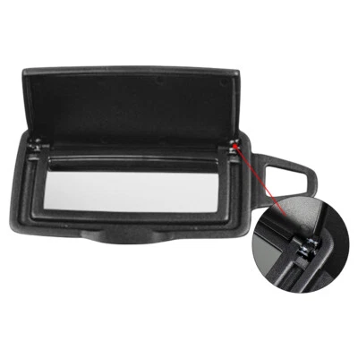 Se adapta a Mercedes-Benz W211 E500 E320 E550 Parasol Izquierdo Espejo Marco Cubierta Negro Foto 1 de 4