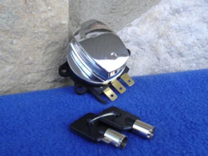 HARLEY DYNA ROAD KING FATBOY HERITAGE ROUND KEY IGNITION SWITCH REP OE 714313-96 - Bild 1 von 5