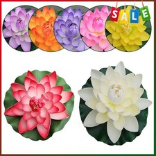 28cm Artificial Floating Pond Lilly Pads Flowers Pool Water Decoration Ornament