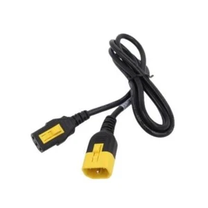 3-100-356 Kabel IEC C13 weiblich,IEC C14 männlich PVC 1,5m mit Sperre SCHURTER - Picture 1 of 1