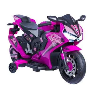 Barbie by Flybar, 6 Volts Motorcycle Ride on Ages 3 and up Girls Christmas Gift - Picture 1 of 6