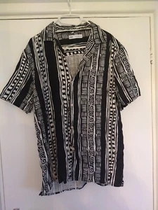 Zara Mens Linen Shirt Size L - Picture 1 of 2