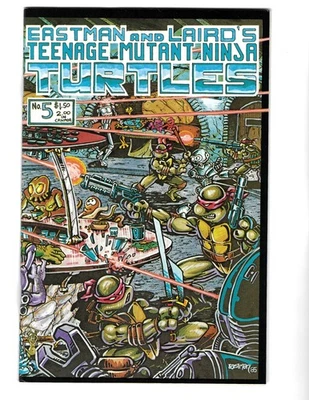 Teenage Mutant Ninja Turtles #5 (Mirage Studios Nov. 1985) High Grade VF+ 8.5 - Image 1 of 3