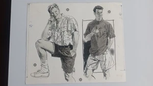 1980s Fashion Illustration for Bullocks by Jim Howard Men's Summer - Picture 1 of 5