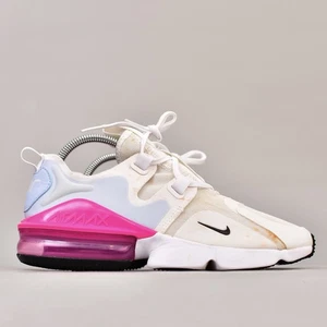 NIKE AIR MAX INFINITY WHITE FIRE PINK WOMEN’S 9 RUNNING SNEAKER SHOE WALKING - Picture 1 of 9