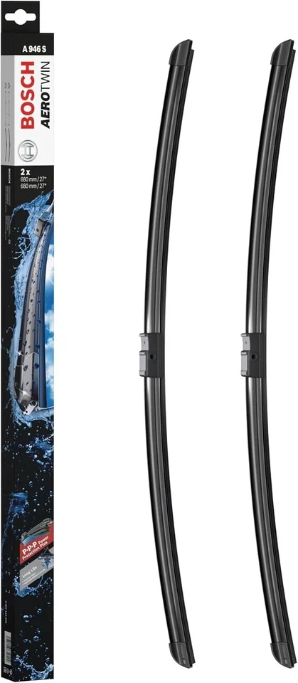 MERCEDES BENZ W220 W221 W215 W216 JUEGO DE ESCOBILLAS LIMPIAPARABRISAS DELANTERO BOSCH OEM NUEVO Foto 1 de 1