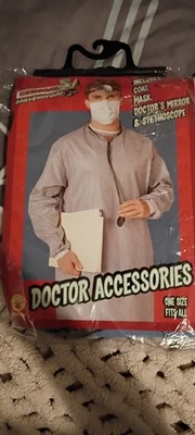 Dr Halloween 服装男式女式均码医生外科医生套装 — 第 1/3 张图片