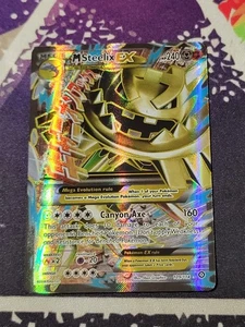 Pokémon TCG M Steelix EX Full Art Ultra Rare Steam Siege 109/114 NM - Picture 1 of 6