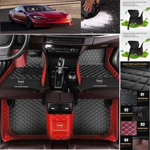 For Tesla Model S Car Floor Mats Handmade Liners Anti-Slip Carpets - Imagen 1 de 28