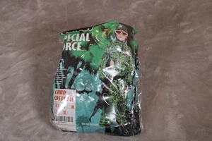 Costume Esercito per Ragazzi, Costume Militare Bambini, Mimetico Forze Speciali Outfit, Large - Foto 1 di 8