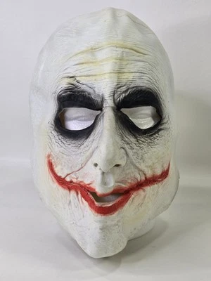 2008 Rubies Batman The Joker Rubber Halloween Mask Dark Knight Heath Ledger - Image 1 of 4